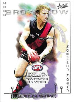 2002 Select AFL Exclusive - Brownlow Contenders #BC11 Jason Johnson Front